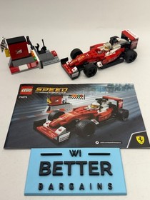 LEGO Speed Champions: Scuderia Ferrari SF16-H (75879) W/ Instructions & Minifig