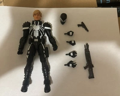 "Figura de acción completa retro de 6"" Marvel Legends Agent Venom Flash Thompson" Foto 1 de 4