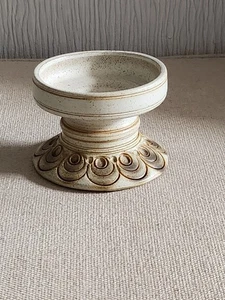 Vintage Studio Pottery Candle Holder - Jersey Pottery 8cm x 8.5cm - Picture 1 of 5