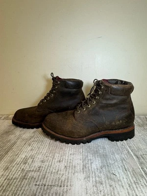 Mens LL Bean x Chippewa Katahdin Iron Works Boots Size 10 EE Brown Leather ODRY9 - Image 1 of 4