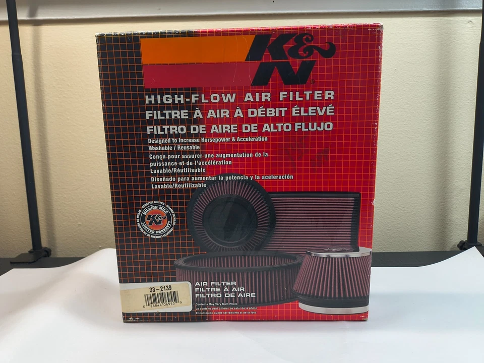 Filtro de aire deportivo K&N 33-2139 Jeep Grand Cherokee 1999-2005 Grand Cherokee II Foto 1 de 4