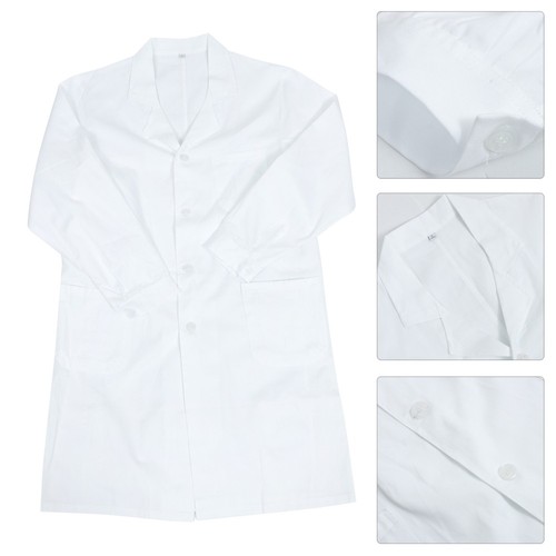 VETEMENTS Tuta da medico in cappotto bianco infermiere uomo laboratorio medico cappotti donna college