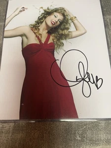 Taylor Swift Signed 8x10 inch Authentic Original Autograph dual COAs - Picture 1 of 4