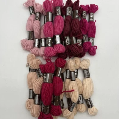 DMC Laine Colbert 24 Skeins Virgin Wool Yarn Crewel Needlepoint Various Colors - Image 1 of 4