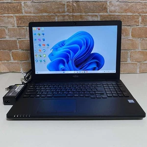 FUJITSU LIFEBOOK Laptop Windows 11 Pro 64-bit Core i3 SSD 128GB Black Used Japan - Picture 1 of 7