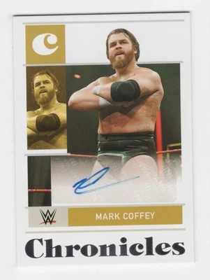 2022 PANINI CHRONICLES WWE WRESTLING AUTOGRAPH MARK COFFEY - Image 1 of 2