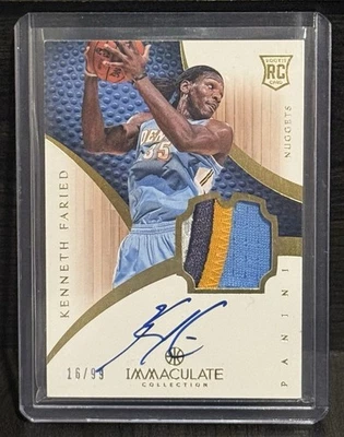 Pepitas Kenneth Faried Immaculate Collection RPA/99 RC #119 Foto 1 de 2