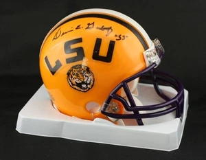 Dennis Gaubatz SIGNED LSU Louisiana St U Tigers Mini Helmet PSA/DNA AUTOGRAPHED - Picture 1 of 2
