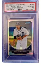 2013 Bowman Chrome Nick Castellanos Mini Cream/ Crop #CC DT-1   PSA 10