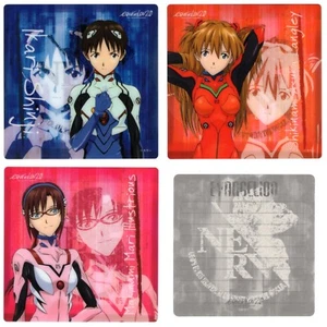 3 pcs big card set Neon Genesis Evangelion EVA anime Ikari Shinji Asuka Mari  - Picture 1 of 6