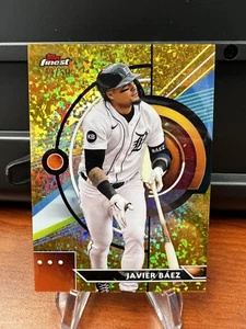 2023 Topps Finest Golden Treasure Chest GOLD Mini Diamond /50 Javier Baez. SSP!! - Picture 1 of 2