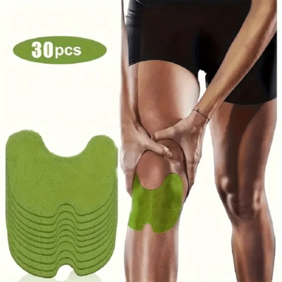 30PCS Knee Pain Relief Patches Wellnee Wormwood Sticker Neck Waist Joint Pad