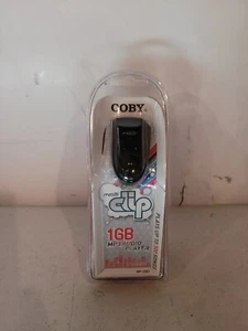 COBY MP-C582 Clip MP3 Player 1 GB - Black NEW 2007 - Picture 1 of 4