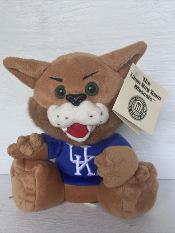 Bean Bag Team Spirit Mascot University of Kentucky UK Wildcats Plush Toy Cover