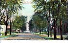 1920s OH Postcard North Mad River Street Bellefontaine Ohio View Unposted