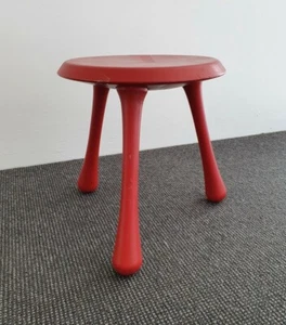 🔶️RETRO VINTAGE STOOL INGVAR KAMPRAD HABITAT MCM DANISH MODERN WEGNER JUHL IKEA - Picture 1 of 10