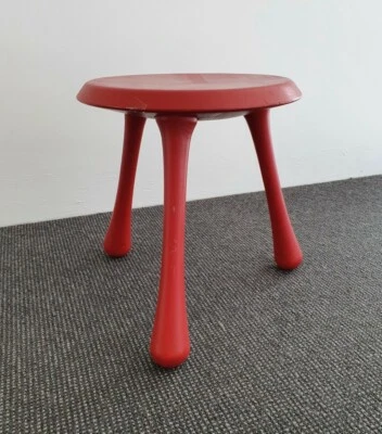 🔶️RETRO VINTAGE STOOL INGVAR KAMPRAD HABITAT MCM DANISH MODERN WEGNER JUHL IKEA - Image 1 of 4