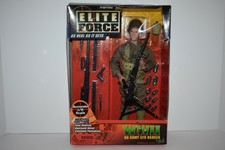 Elite Force WW II US Army 5th Ranger Figure  w/50 Cal Machine 1:6  2002 MISB