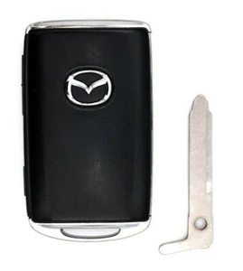 OEM Mazda 3 Button CX-5 CX-9 CX-3 Keyless Remote Smart Key Fob WAZSKE13D03 - Picture 1 of 4