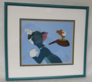 WARNER BROTHERS 1997 ANIMACIÓN SERICEL EDICIÓN LIMITADA CAMISETA PARA DOS GOLF TOM & JERRY - Imagen 1 de 3