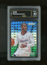 2014-15 Panini Prizm Chris Paul Blue & Green Mosaic Prizm Gem Mint 10 Phx Suns