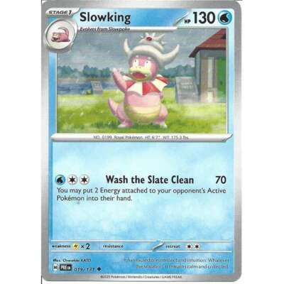 019/131 Slowking : Uncommon Card : Prismatic Evolutions : Pokemon TCG - Image 1 of 2