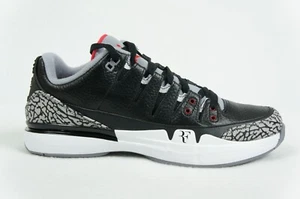 NIB! Jordan x Federer Nike Zoom Vapor AJ3 Men Size 10 709998 010 (#1764) - Picture 1 of 11