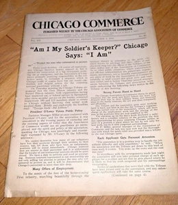 Oct 6 1916 CHICAGO ASSOCIATION OF COMMERCE / COC - Americanizing America  - Picture 1 of 12