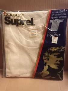 Jockey Thorobred MESH KNIT Ventilation MENS T Shirt Small 34-36 S 1974 Vintage - Picture 1 of 2