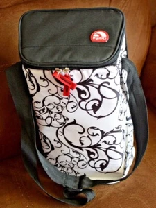 Igloo Insulated Wine Cooler Adjustable Strap Black/White Print Lunch Formula - Picture 1 of 8