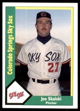 1990 CMC Colorado Springs Sky Sox Joe Skalski Colorado Springs Sky Sox #3