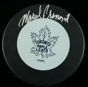 Marcel Pronovost Toronto Maple Leafs - disco da hockey - autografo autentico PSA/DNA - Foto 1 di 3