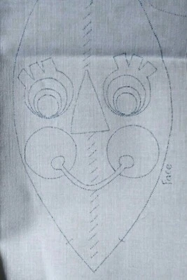 26" Scarecrow Kit includes fabric and Printed design. Cut, Sew, Stuff, NEW - Image 1 of 2