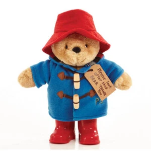 Quality Plush Standing Paddington Bear with Boots & Embroidered Jacket Medium - Picture 1 of 1