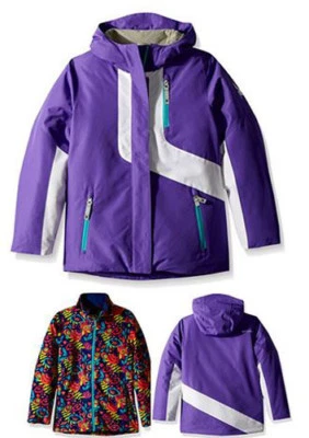 Spyder Girls Reckon 3-In-1 Jacket Ski Snowboarding Jacket Size L (14/16 Kids) - Image 1 of 4