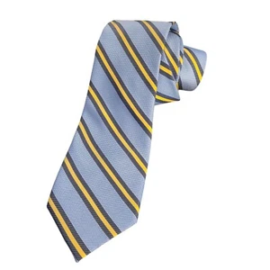 Tommy Bahama Men's Blue And Yellow Stripe Tie 57 (L) X 3 (W) - Picture 1 of 9