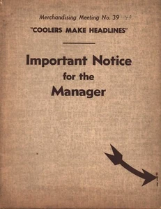 Coke Cola - Merchandising Meeting Nr. 39 - 1940 - Kühler machen Schlagzeilen - Bild 1 von 4
