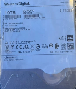 HUH721010AL42C0 HGST Ultrastar He10 10TB 7200RPM SAS 12Gbps 2018 - Picture 1 of 1