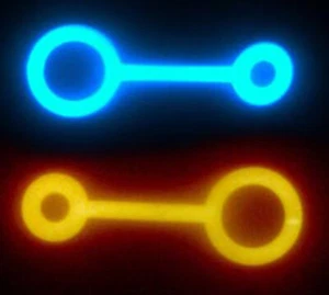 EL Tape Tron Doppelreifen für Flynn, Quorra, Rinzler - hellblau oder orange - Bild 1 von 1