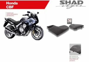 SHAD SELLA IMBOTTITA COMFORT HONDA CBF 600 2009 - 2012 SEAT BLACK GRAY HEATED - Imagen 1 de 1