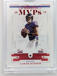 2021 Panini Flawless Lamar Jackson Ruby Gem Encased 2019 MVP /10 SEALED