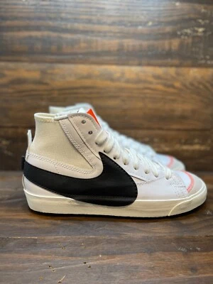 Nike Blazer Mid 77 Jumbo Big Logo White Black Men Unisex Casual Shoes DD3111-100 - Image 1 of 4