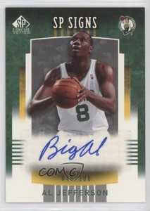 2004-05 SP Signature Edition SP Signs /100 Al Jefferson #SPS-AJ Rookie Auto RC