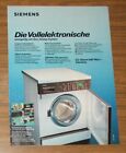 Seltene Werbung vintage SIEMENS SIWAMAT 850 electronic Waschmaschine 1982