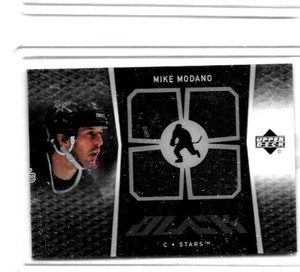 MIKE MODANO 2007-08 UPPER DECK BLACK QUADRUPLE GAME USED JERSEYS