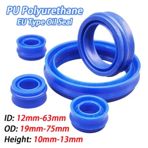 PU Oil Seal Rings U-Cup EU Type Cylinder/Piston Hydraulic Rod Seal ID 12mm-63mm - Picture 1 of 6