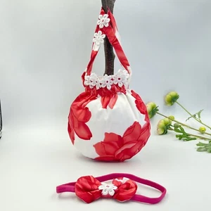 Girls Accessories Floral Purse Bag & Headband Set - Picture 1 of 22