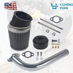 Filtro de aire actualizado plateado 62 mm para mini bicicleta clon GX160 200 390 420cc CT200U - Imagen 1 de 8