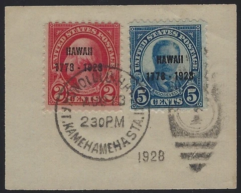 Scott # 647 & 648 - First Day of Issue Cancel - On Piece                 (E-154) Cover