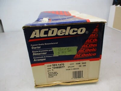 ACDelco Remanufactured Starter Motor 323-1470 - Image 1 of 4